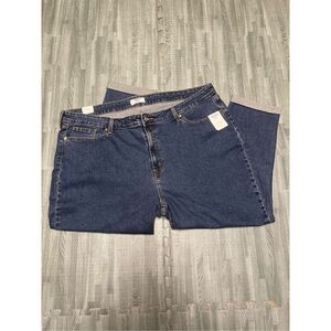 Denizen Levis Cropped Boyfriend Blue Denim Cuffed Hem Jeans Size 26 Women’s